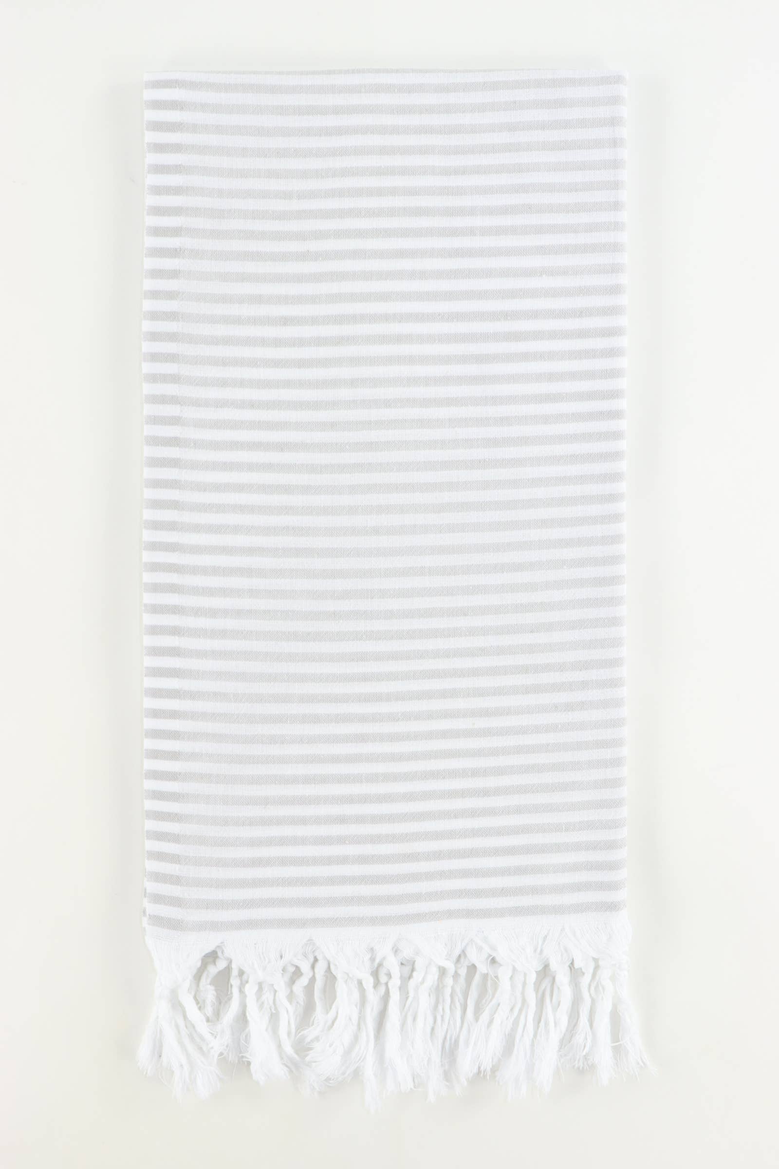 TURKISH LINEN & TOWELS - Wholesale Beach Towel - Premium Turkish Cotton Thin Striped Peshtemal Beach Towel12