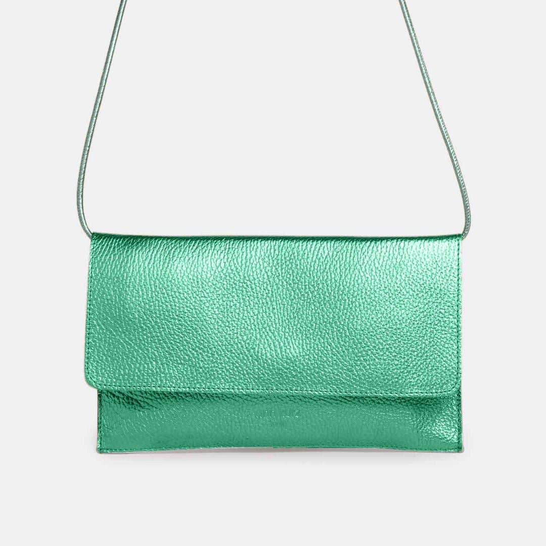 Ann Kurz - Wholesale Clutch Bag - Women's - Mini Thin Clutch - Metallic Provence0