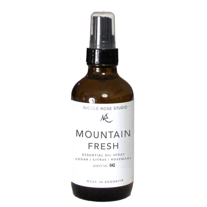 Mountain Fresh Essential Oil Mist for wholesale by Nicole Rose Studio