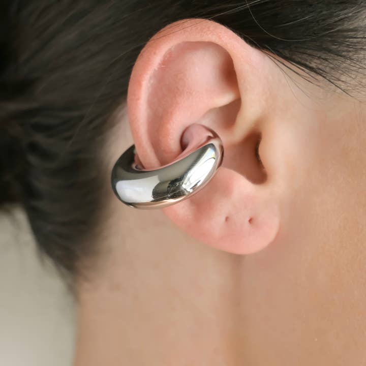 Blueyejewelry - Wholesale Cuff/Wrap Earrings - Oversized Chunky Ear Cuffs - Bold Stainless Steel Ear Cuffs3