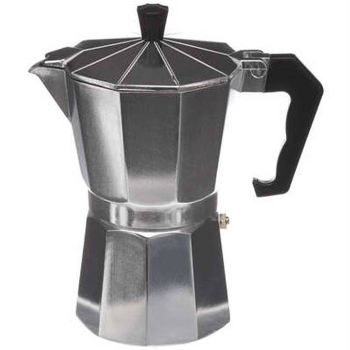 TSJJ - Vendita all'ingrosso Caffettiere - Caffettiera italiana in argento 6 tazze