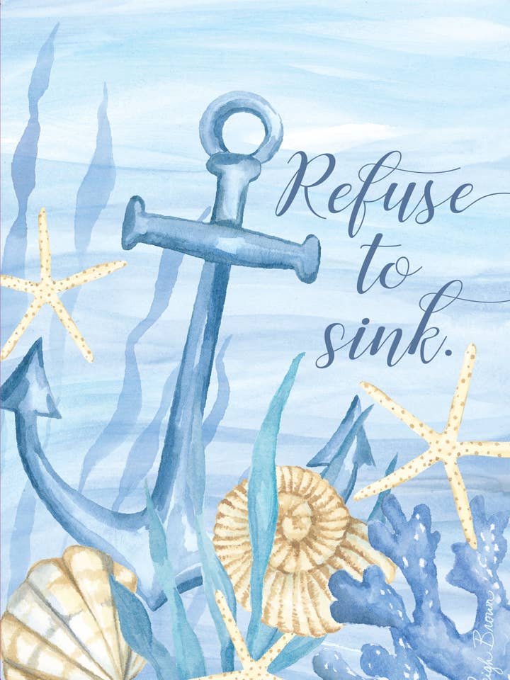 Willowbrook Refuse to Sink Large Scented Sachet (Pack of18) for wholesale by Heart Of The Country Ltd