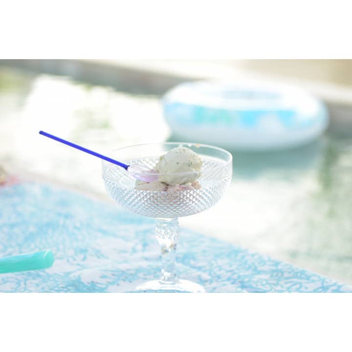 AULICA - Wholesale Cocktail/liquor glass - Diamond clear acrylic ice cream cup 850ml3