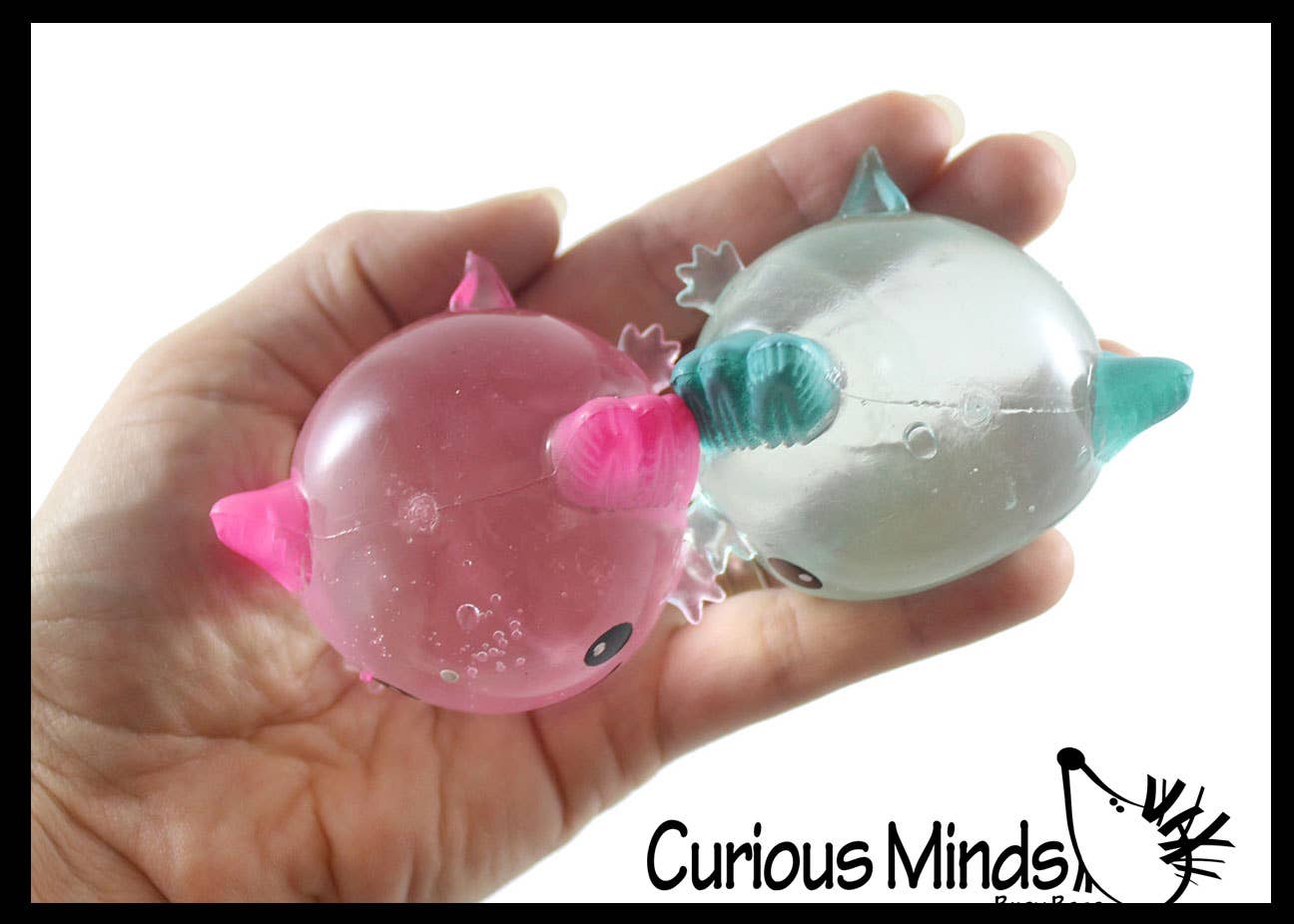 Curious Minds Toys - Wholesale Squishy Toy - Kids & Baby - 1 Axolotl Splat Ball -  Water Filled Splat Stress Ball - Thr6