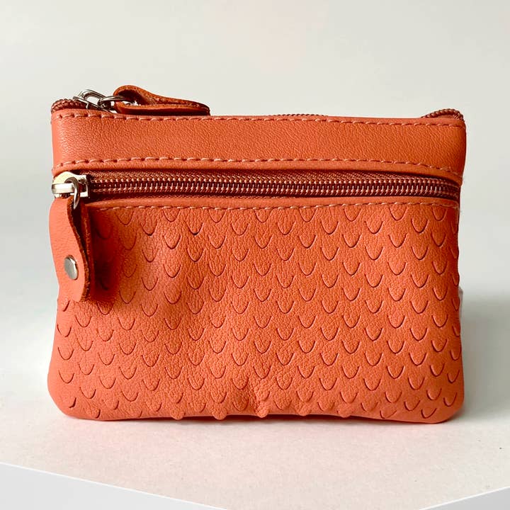 VALTICO - Wholesale Coin Purse - Women's - Small leather purse with two zippers.5