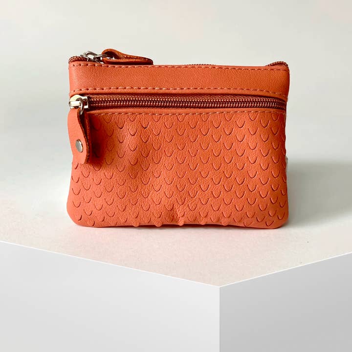 Small leather purse with two zippers. and other Purchase Wholesale borse. Free Returns & Net 60 Terms on Faire trending on Faire.