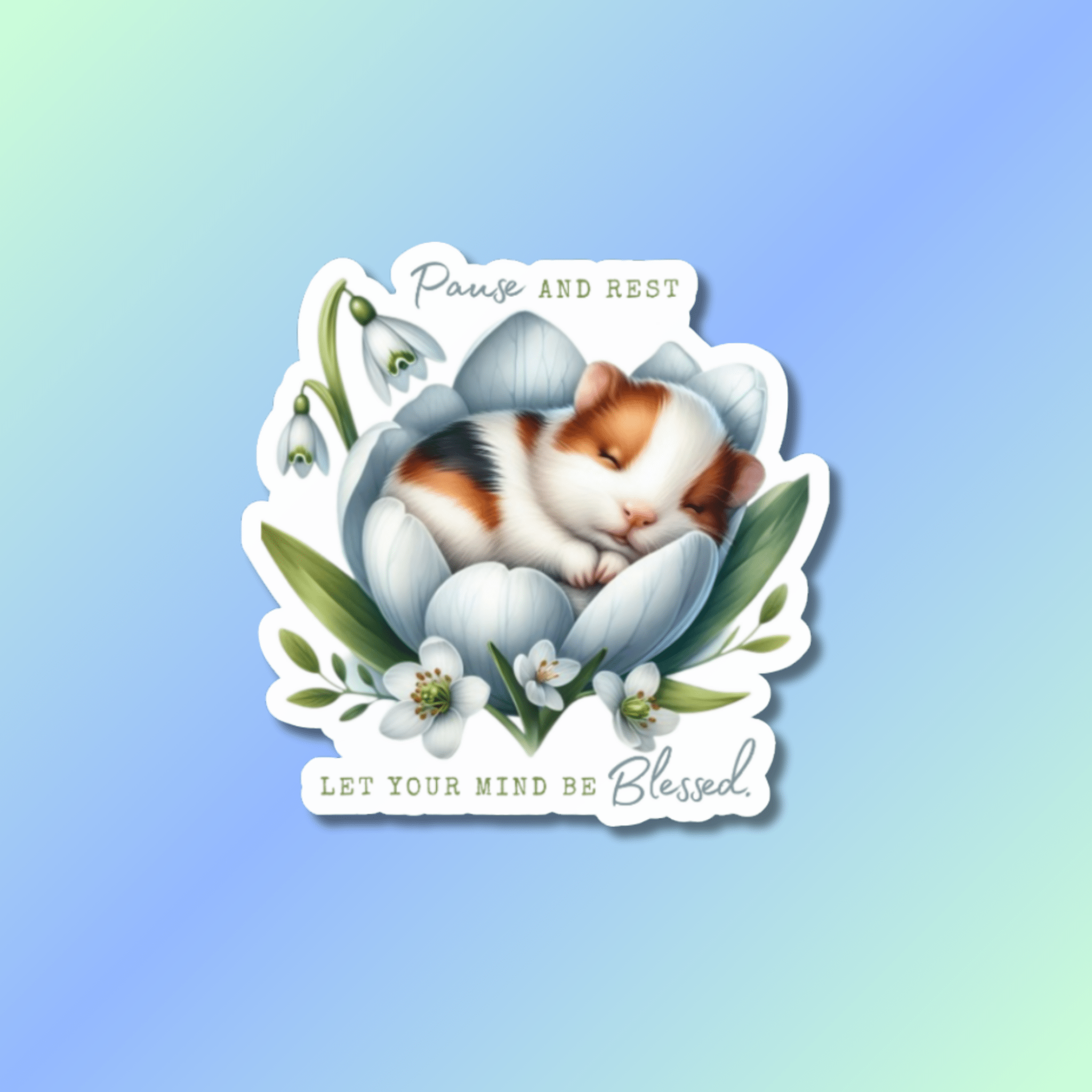 Stormy Vision - Wholesale Sticker - Pause and Rest Sticker | Mental Health Inspired Decals1