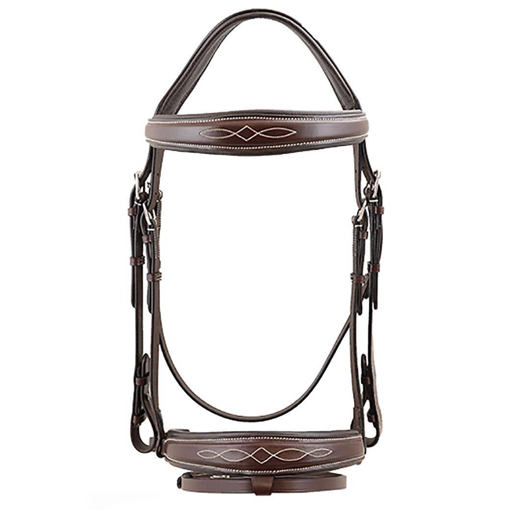 Grewal Equestrian – Großhandel Reitausrüstung – Munich - Ausgefallenes gepolstertes, gepolstertes Flash-Pferdezaum aus Leder3