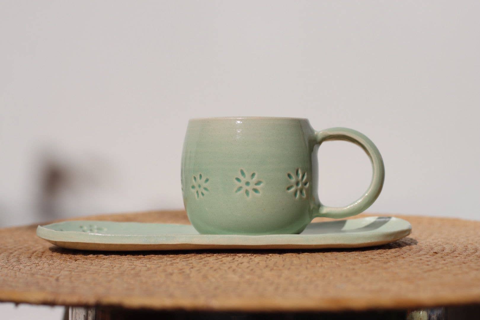 Anna Ceramica - Wholesale Coffee Mug - Coffee cup and saucer set for latte, tea, or chocolate9