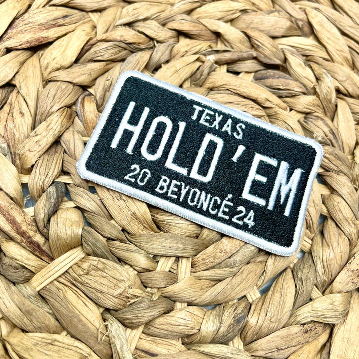 Beyonce Cowboy Carter Act ii HoldEm Embroidery Iron On Patch for wholesale by Crafty Pynk Scorpion