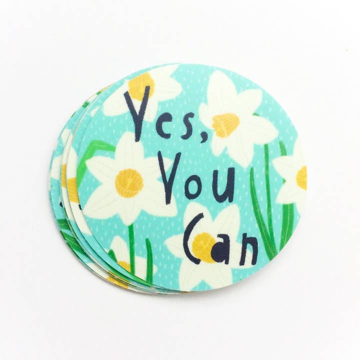 Honeyberry Studios - Wholesale Sticker - Yes You Can Sticker1
