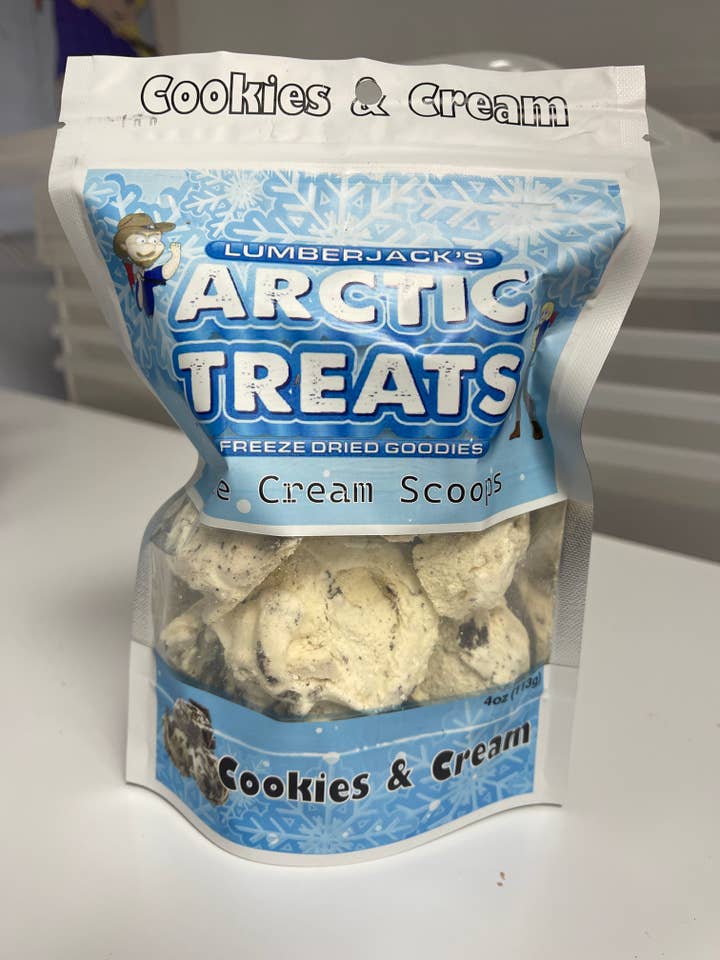 Cookies and Cream Ice Cream Scoops for wholesale by Lumberjack's Arctic Treats