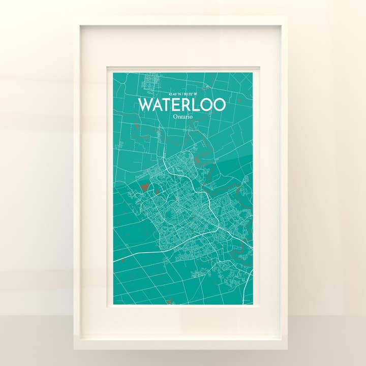 OurPoster.com - Wholesale Poster - Waterloo City Map Poster25