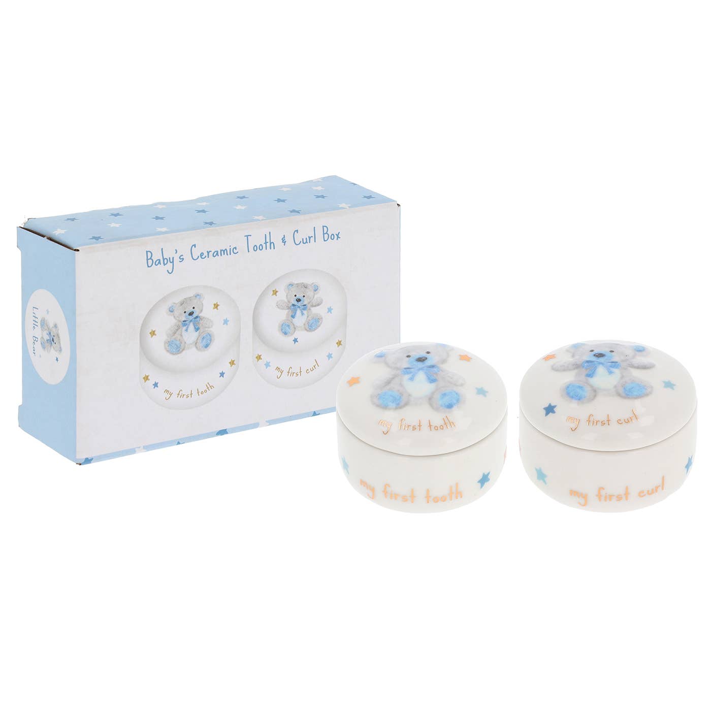 Joe Davies - Wholesale Milestone Art/Keepsake - Kids & Baby - Little Bear Tooth & Curl Box Boy0