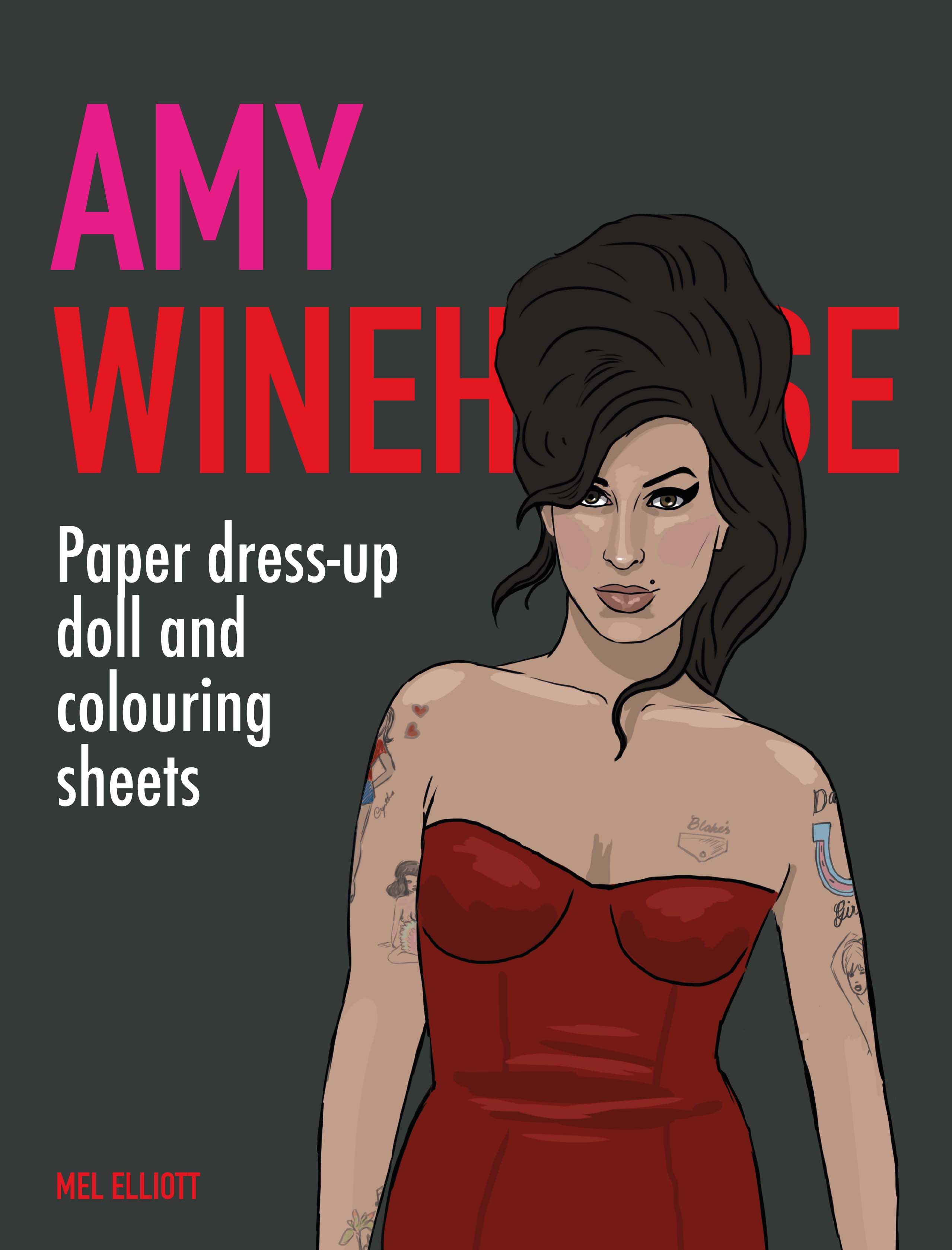 I Love Mel - Wholesale Coloring & Activity Book - Adult - AMY WINEHOUSE PAPER DOLL - BARGAIN BOX OF 307