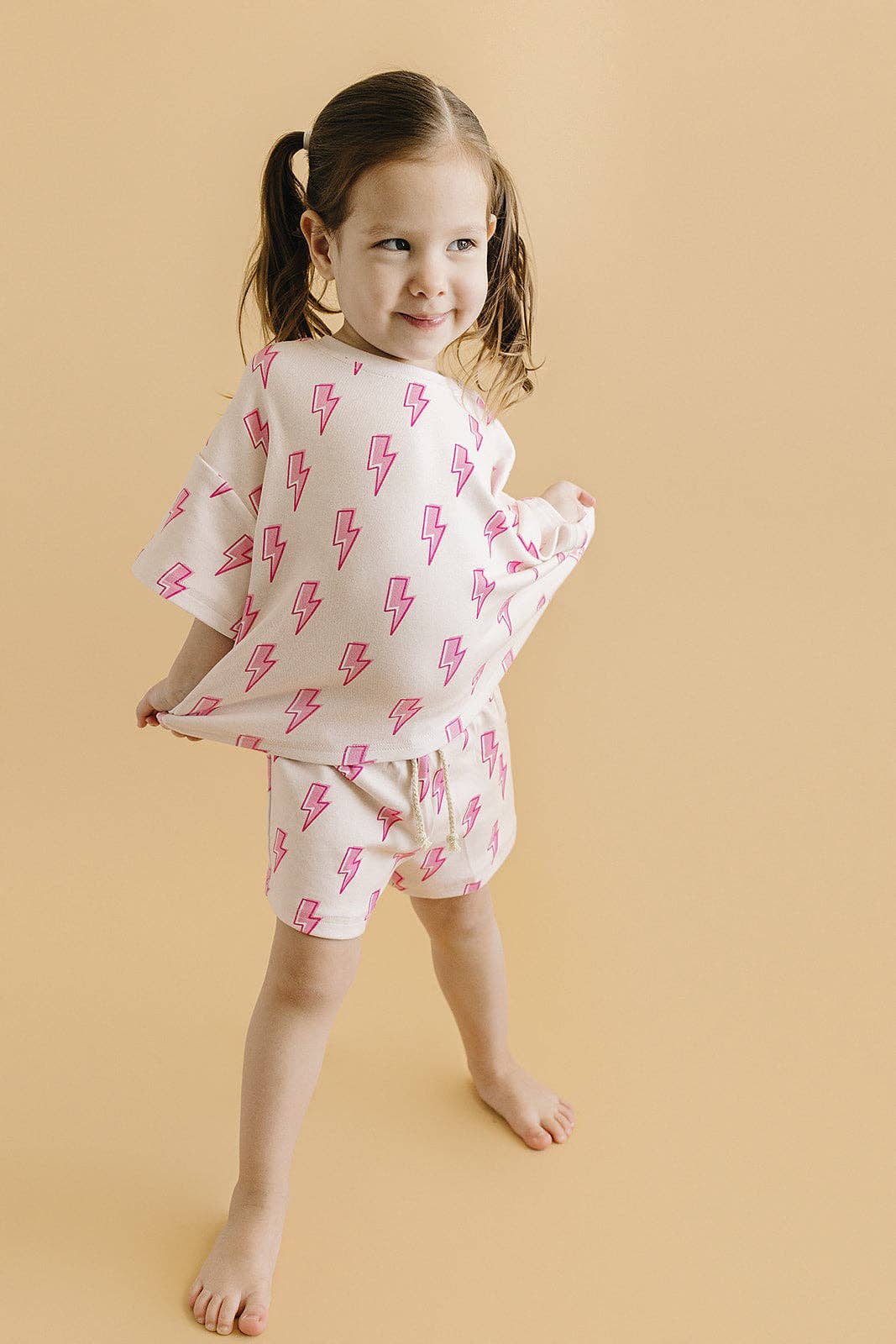 Lucky Panda Kids - Wholesale Top & Short Set - Kids - Shorts Set | Pink Bolts19