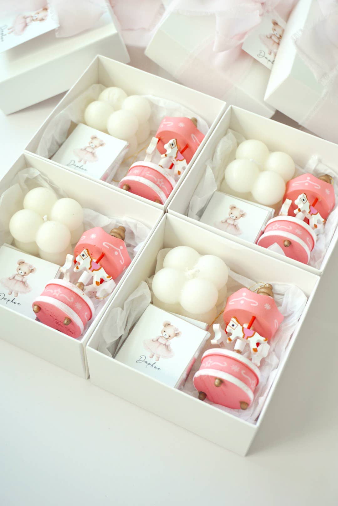 Uniq Favors - Wholesale Party Favor - Carousel Concept Favors Box, Carnival Theme Baby Shower Gift3