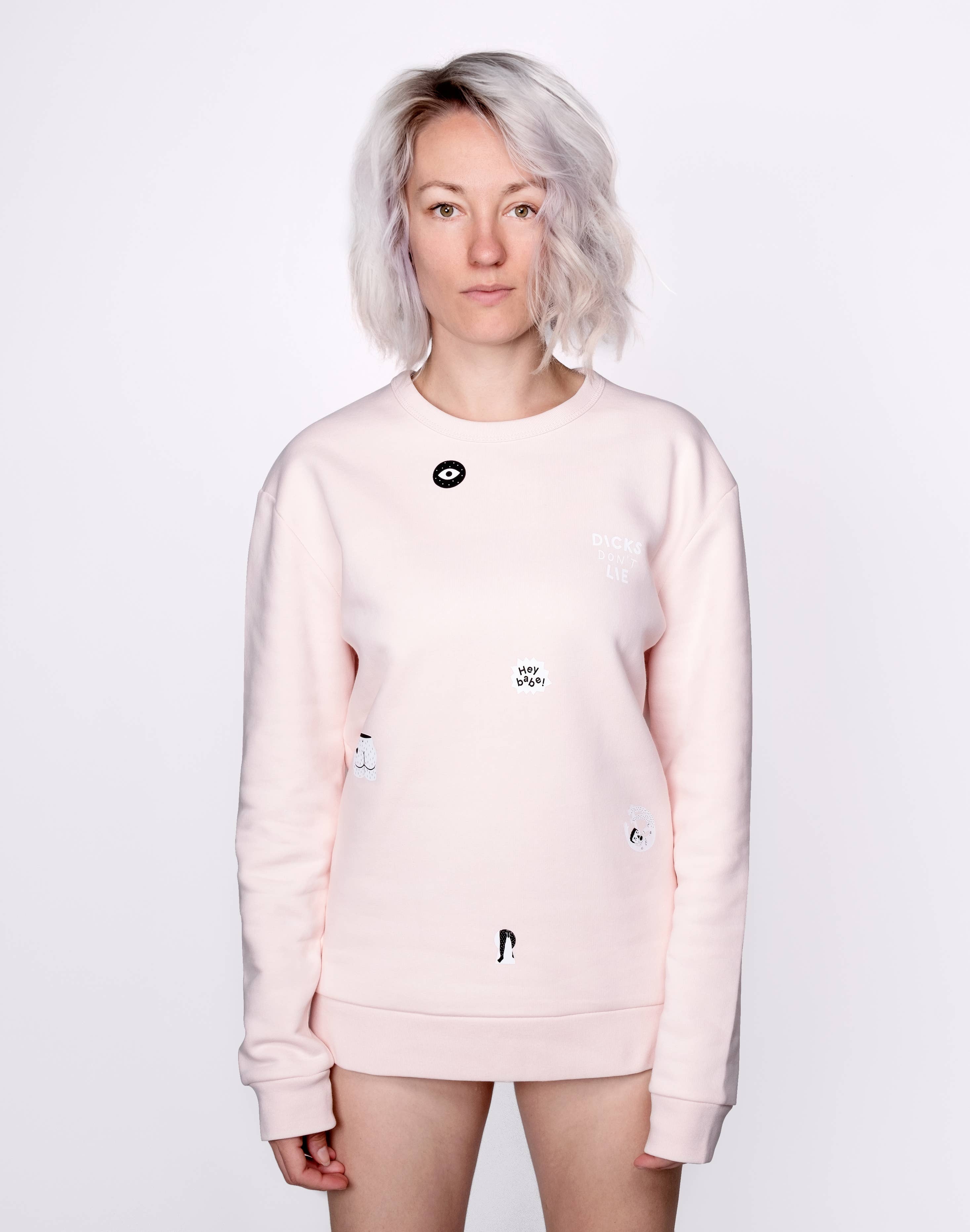 Dicks Don't Lie - Wholesale Graphic Sweatshirt - Unisex - Sweatshirt - Hey Babe7