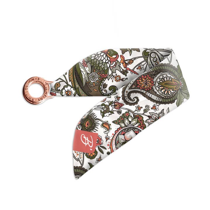 Khaki 4 - Armband aus Satin mit roségoldener Edelstahlschnalle für den Großhandel von Bill's Watches