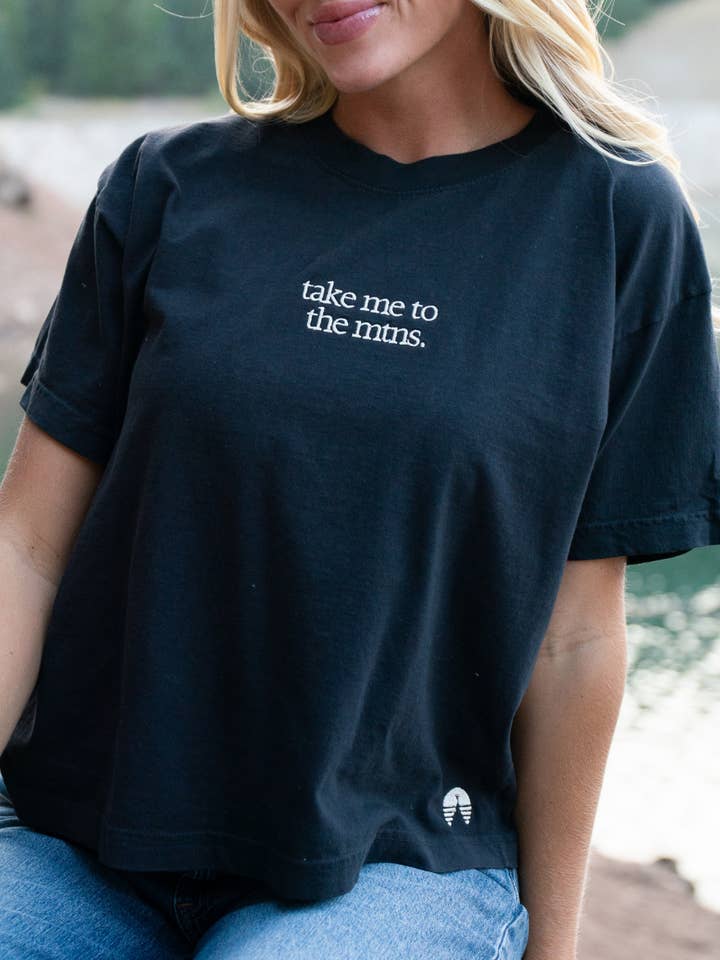 Take Me to the Mtns. Tee for wholesale by Indy Brand