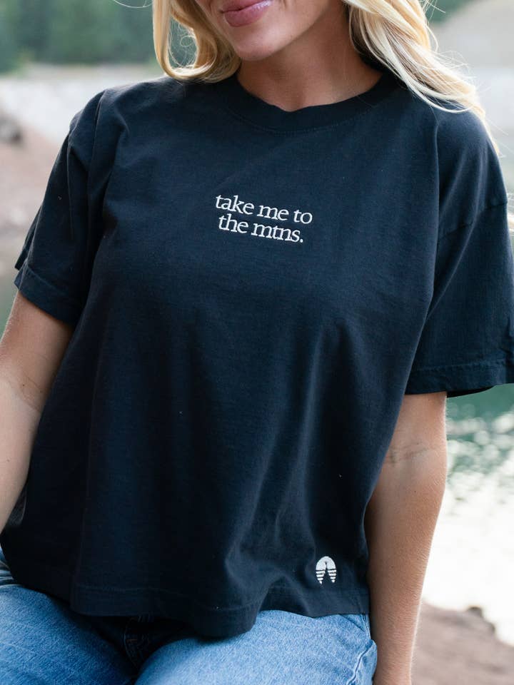 Take Me to the Mtns. Tee for wholesale by Indy Brand