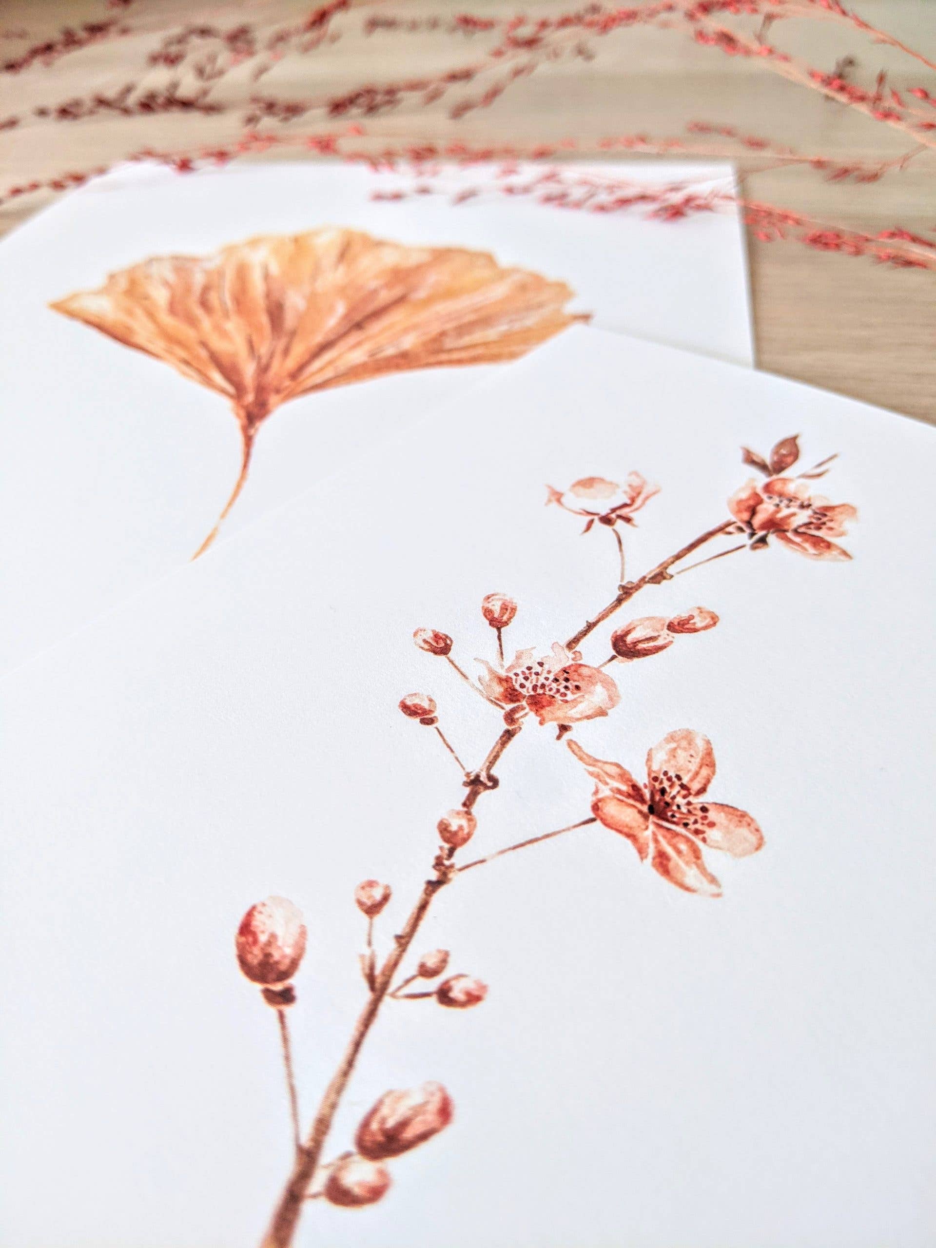 ArtworkByMadelon - Wholesale Art Print - Art print 'Ginkgo' | Handmade | biotop paper4