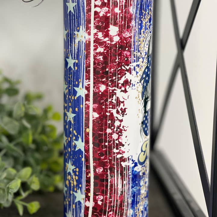 CMD Wholesale - Wholesale Insulated Mug/Tumbler - Merica 20oz Skinny Tumbler2