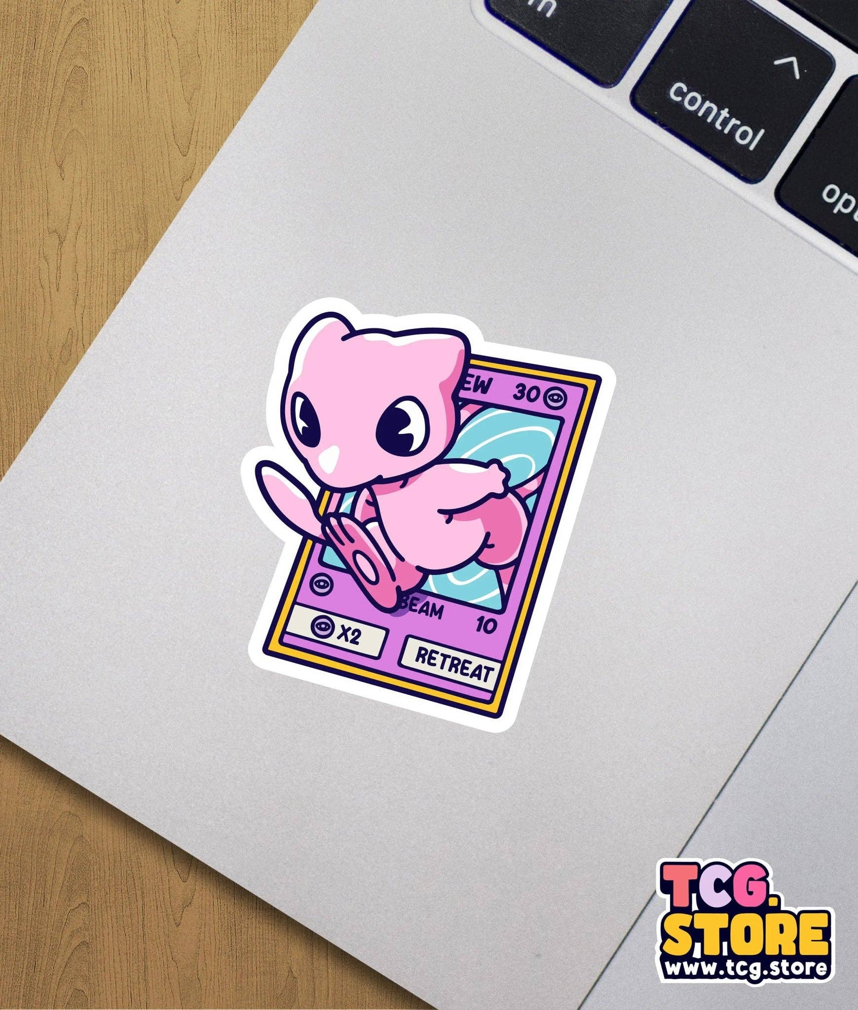 TCG.Store - TCGDOTSTORE - Wholesale Sticker - Mew Pokémon Sticker9