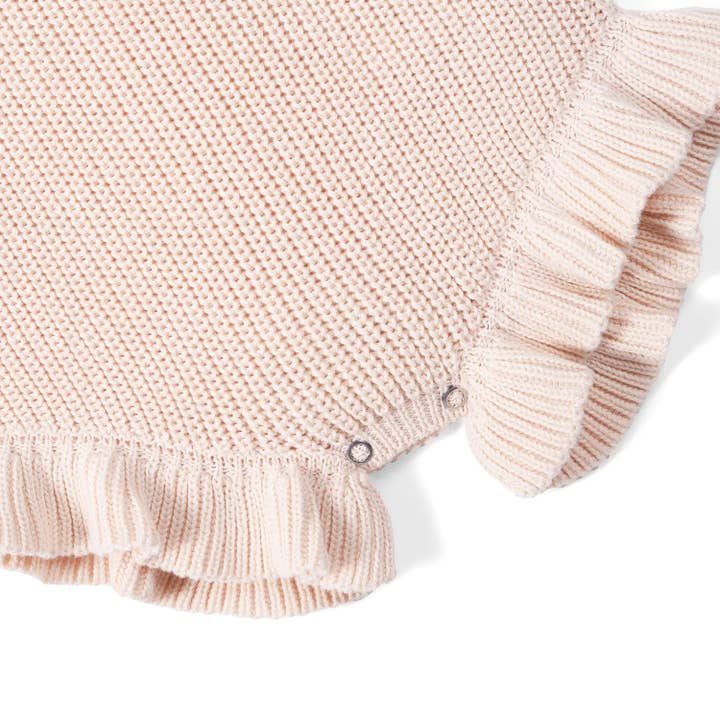 SwaddleAn - Wholesale Romper - Kids - 100% Cotton Ruffle Baby Girl Knit Romper 13