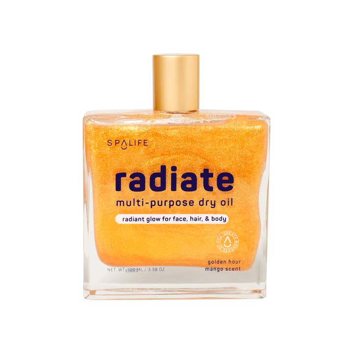 My Spa Life – wholesale Bath/body oil – Radiate Dry Oil, for Face Hair & Body - Mango Scent