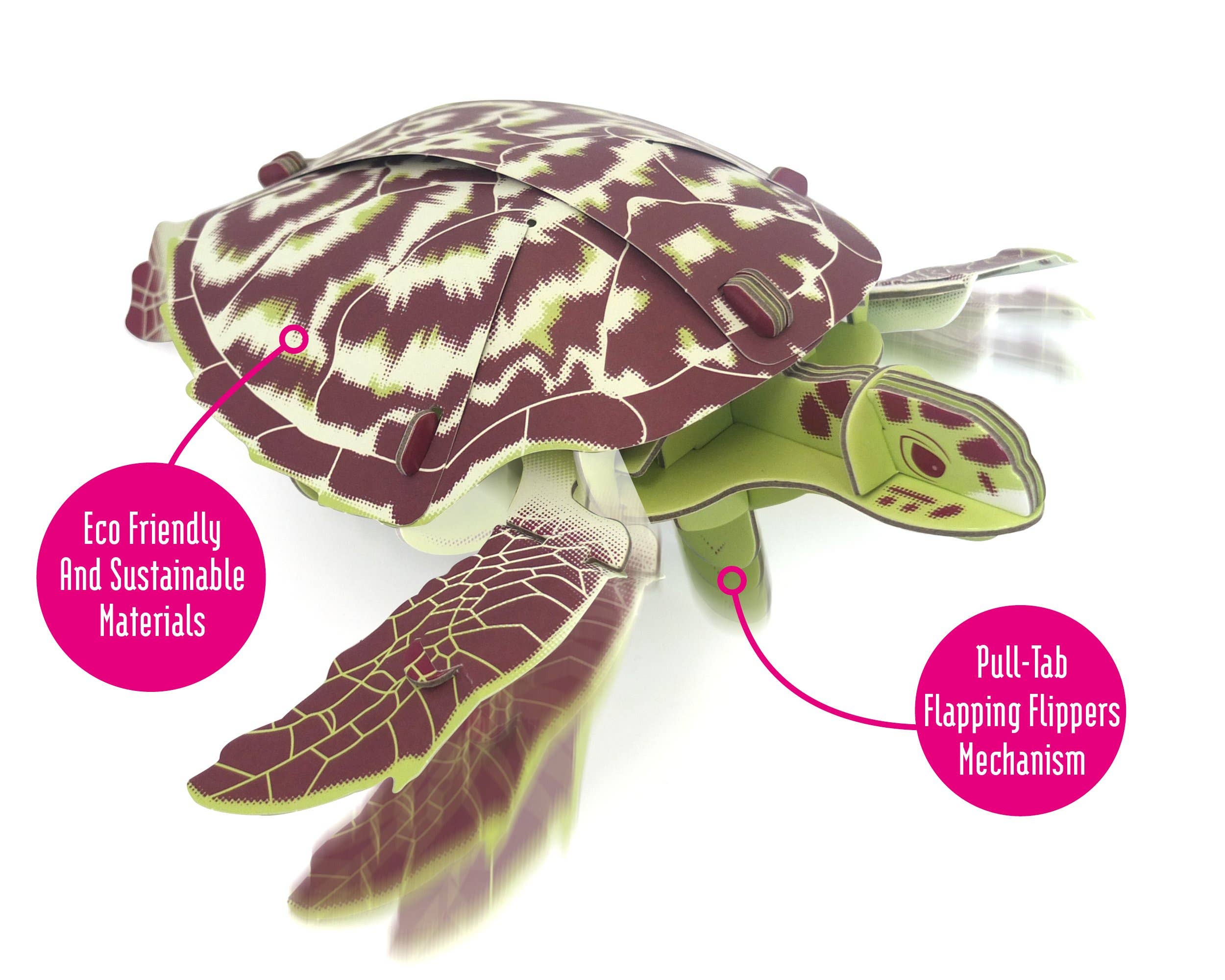 Build Your Own - Wholesale DIY Craft Kit - Kids - Build Your Own Hawksbill Turtle - Eco-Friendly Craft Kit2