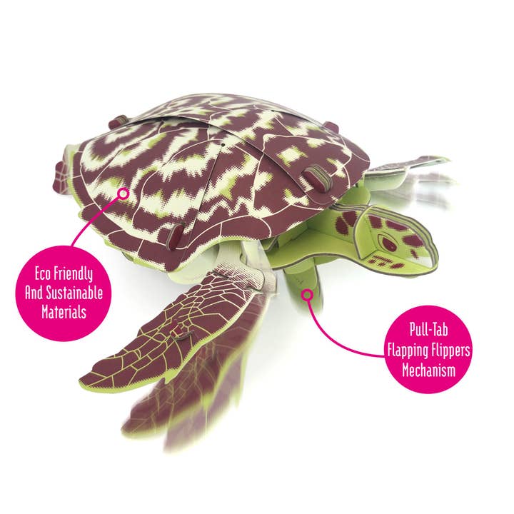 Build Your Own - Wholesale DIY Craft Kit - Kids - Build Your Own Hawksbill Turtle - Eco-Friendly Craft Kit2