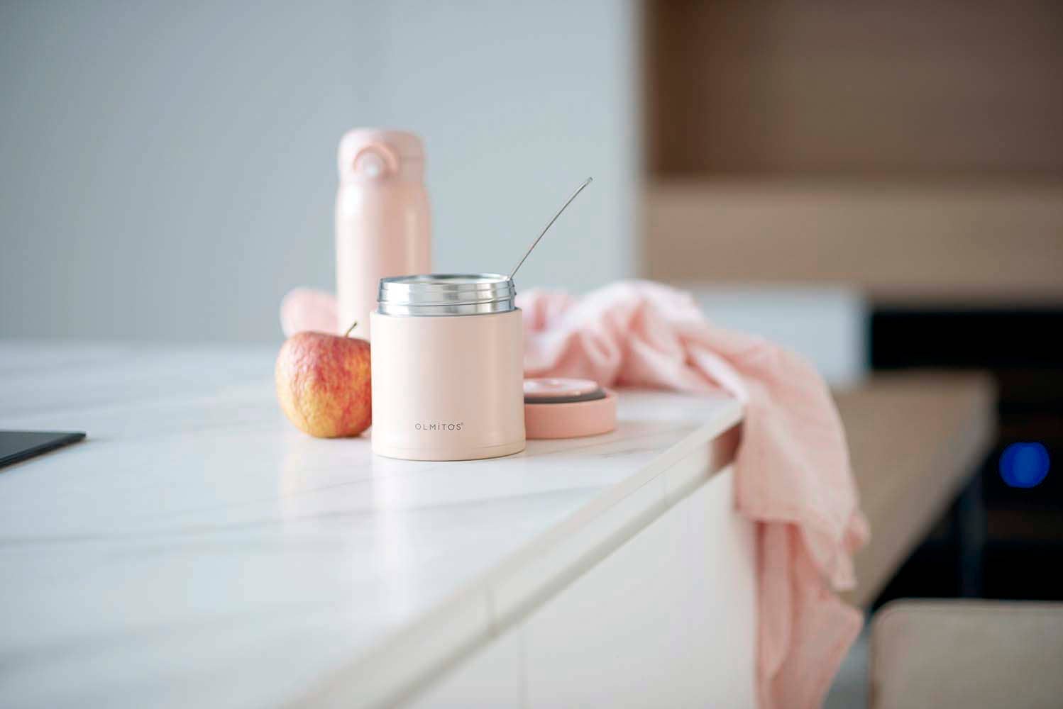 Olmitos S.A – wholesale Lunchlåda - Barn – Olmitos blå termosset med flaska och matburk8