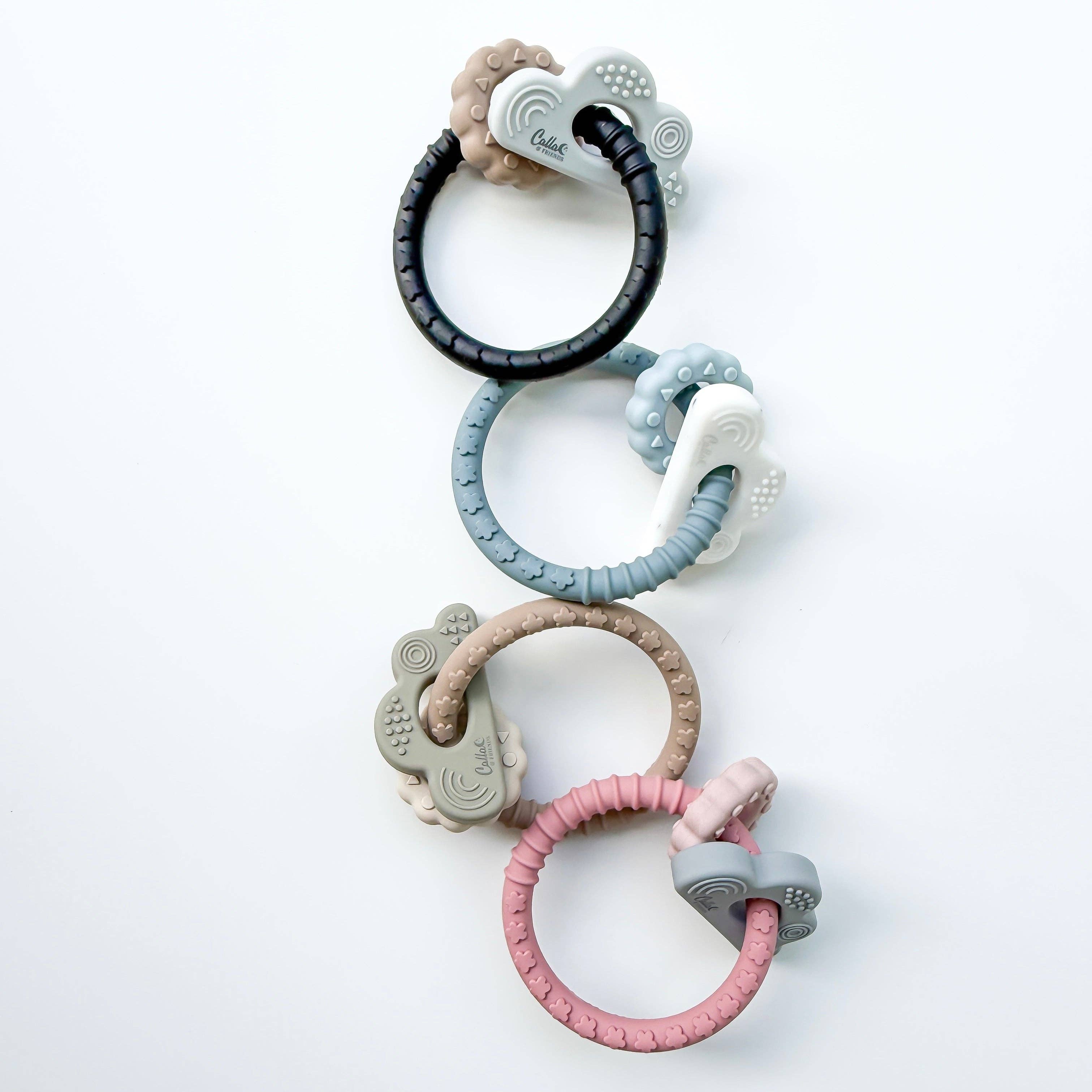 Calla & Friends - Wholesale Teether (Not Clip-On) - Baby - Cloudy Days Silicone Teether4