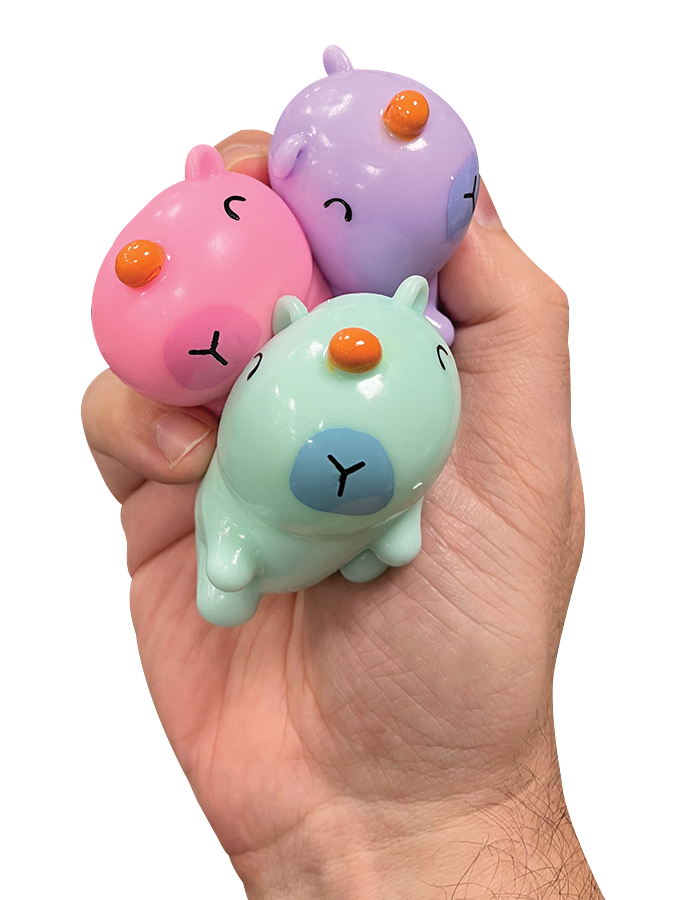 Top Trenz Inc - Wholesale Squishy Toy - Kids & Baby - Sticky Bubble Blobbies Capybara3