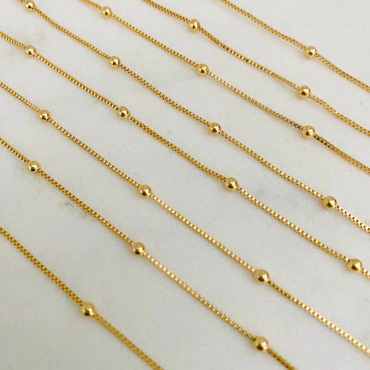 Housegoldjewelry - Wholesale Link & chain necklace - Ball Link Chain, Satellite Chain, Ball Chain, Chain Necklace6
