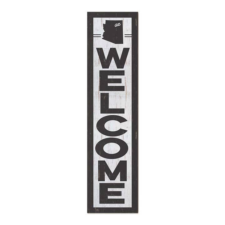 12x48 State Welcome Arizona Leaner Sign for wholesale by Kindred Hearts