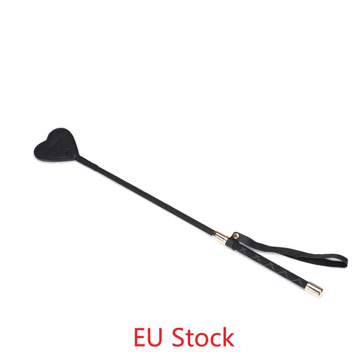 Demons kyss svart läder spets ridning gröda piska för wholesale av Liebe Seele