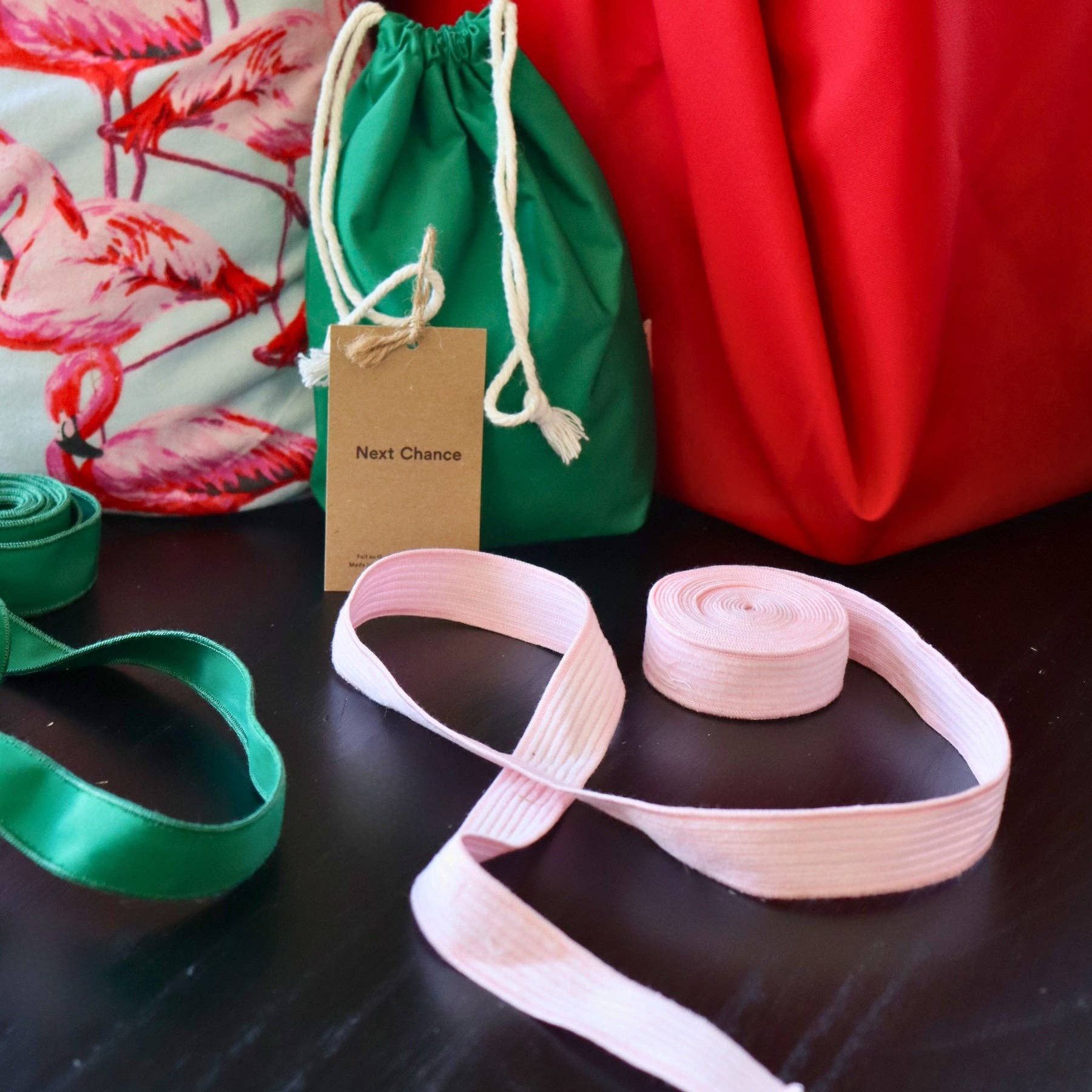 Next Chance - Wholesale Ribbon - Gift Wrapping - Ruban décoratif - Velours côtelé rose pâle1