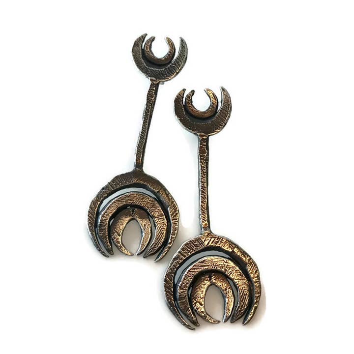 Crop Circle Earrings for wholesale by Earthling Jewelry