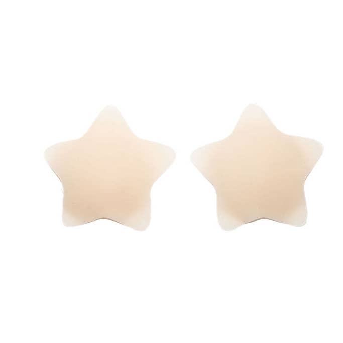 TITA - Wholesale Nipple Pasties - Women's - Star Nipple Covers in Nude I | Seamless & Reusable