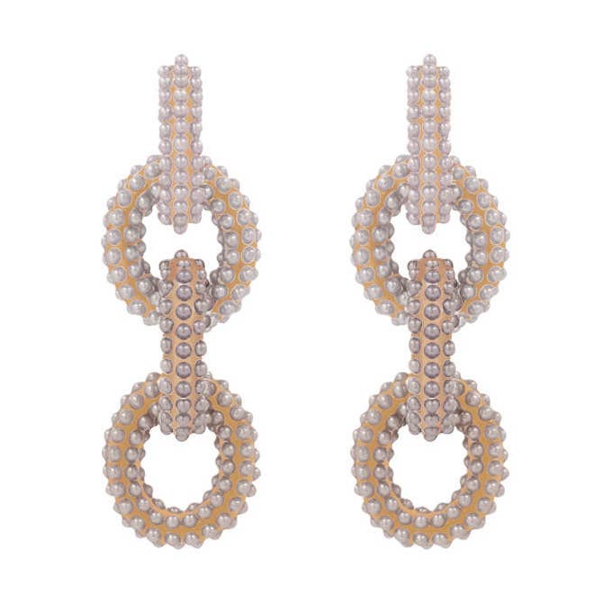 Hoepels met ronde ketting - Mist voor wholesale door QuayL Designs