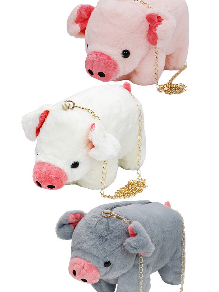 Chubby Piggy Fluffy schoudertas van imitatiebont voor wholesale door Cap Zone
