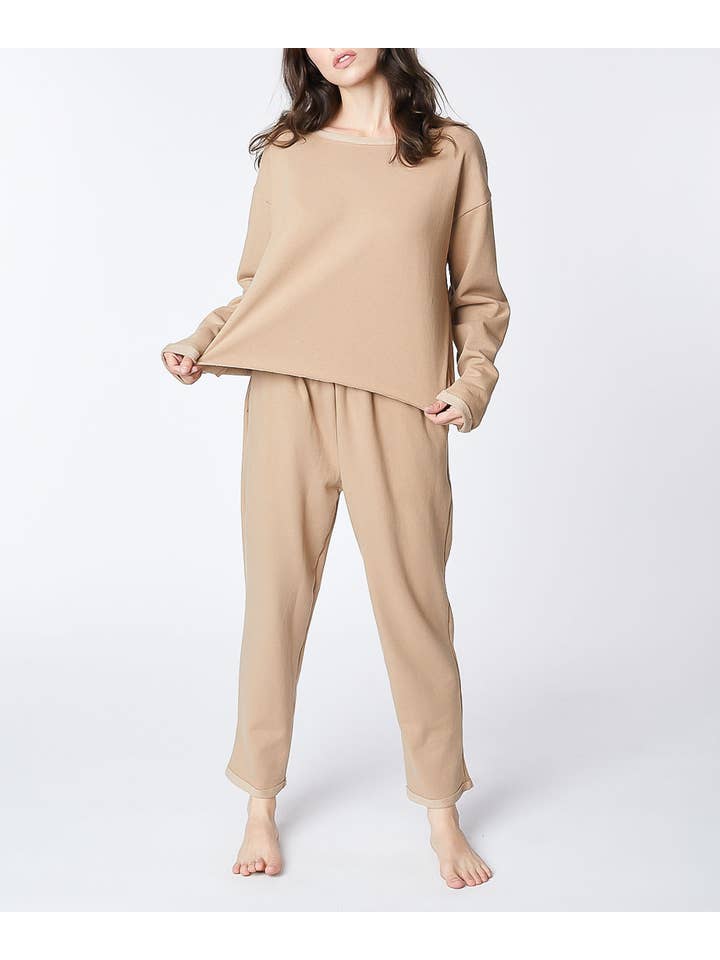 Studio Ko Clothing - Wholesale Lounge Set - Women's - RECYCLED COTTON LOUNGEWEAR SET0