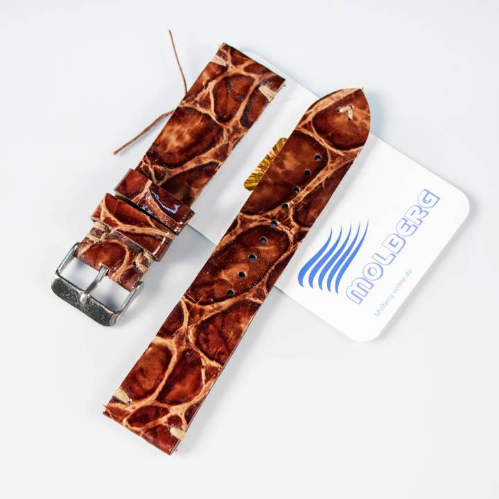 Klockarmband kaffe, extra fast handgjort NEW Molberg för wholesale av Molberg