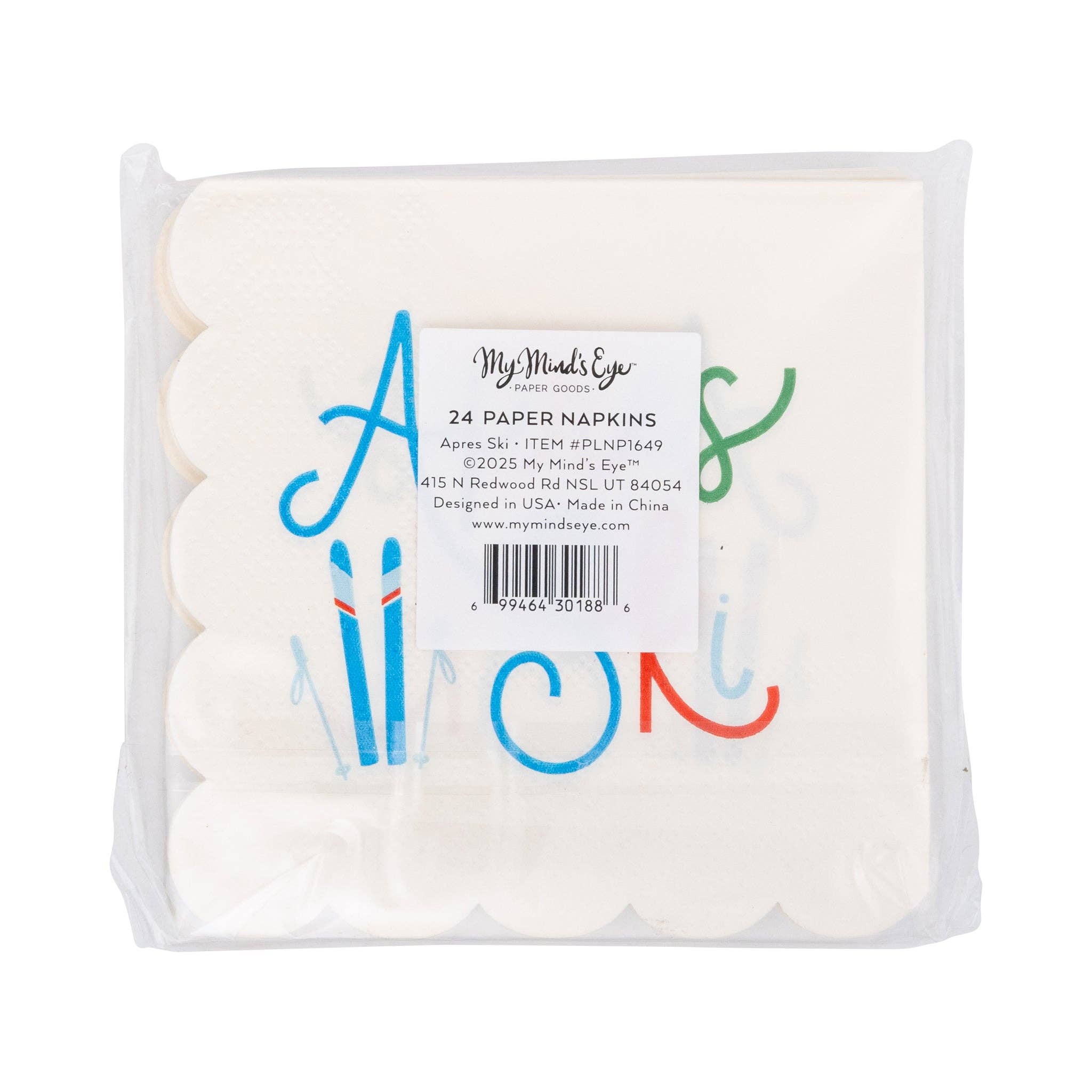 My Mind’s Eye - Wholesale Disposable Napkin - PLNP1649 - Apres Ski Cocktail Napkin2