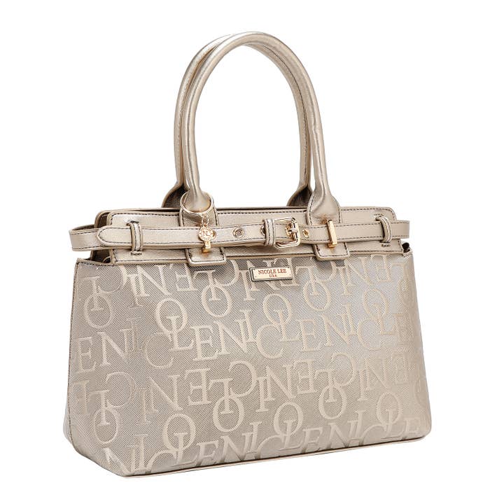 Nicole Lee USA – wholesale Satchel – Women's – EMBOSSED ELEGANCE SATCHEL BAG16