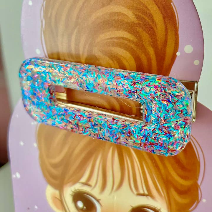 Mermaid Tinsel Glitter Hårklämmor för wholesale av GRL PWR Jewelry