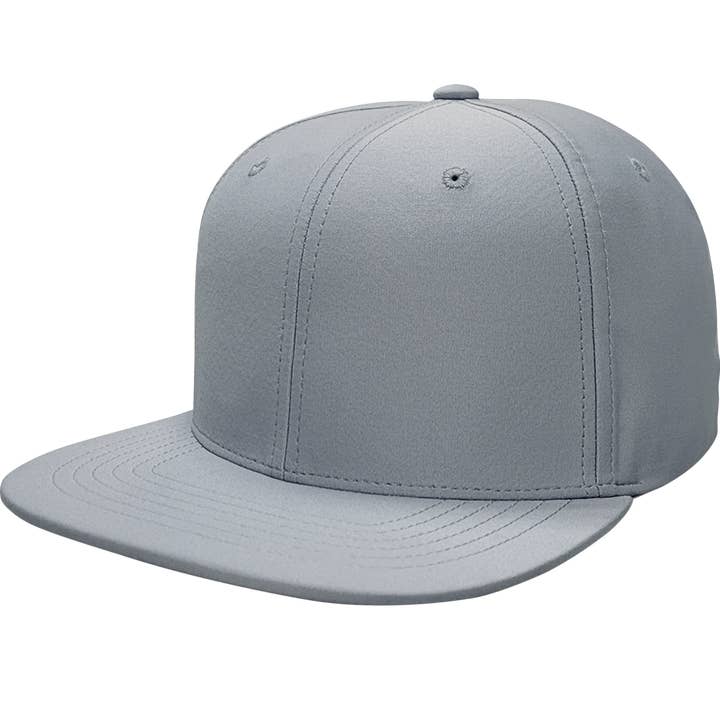 Casquette de performance structurée à 6 panneaux avec bec plat - PR20 pour la vente par Cali Headwear