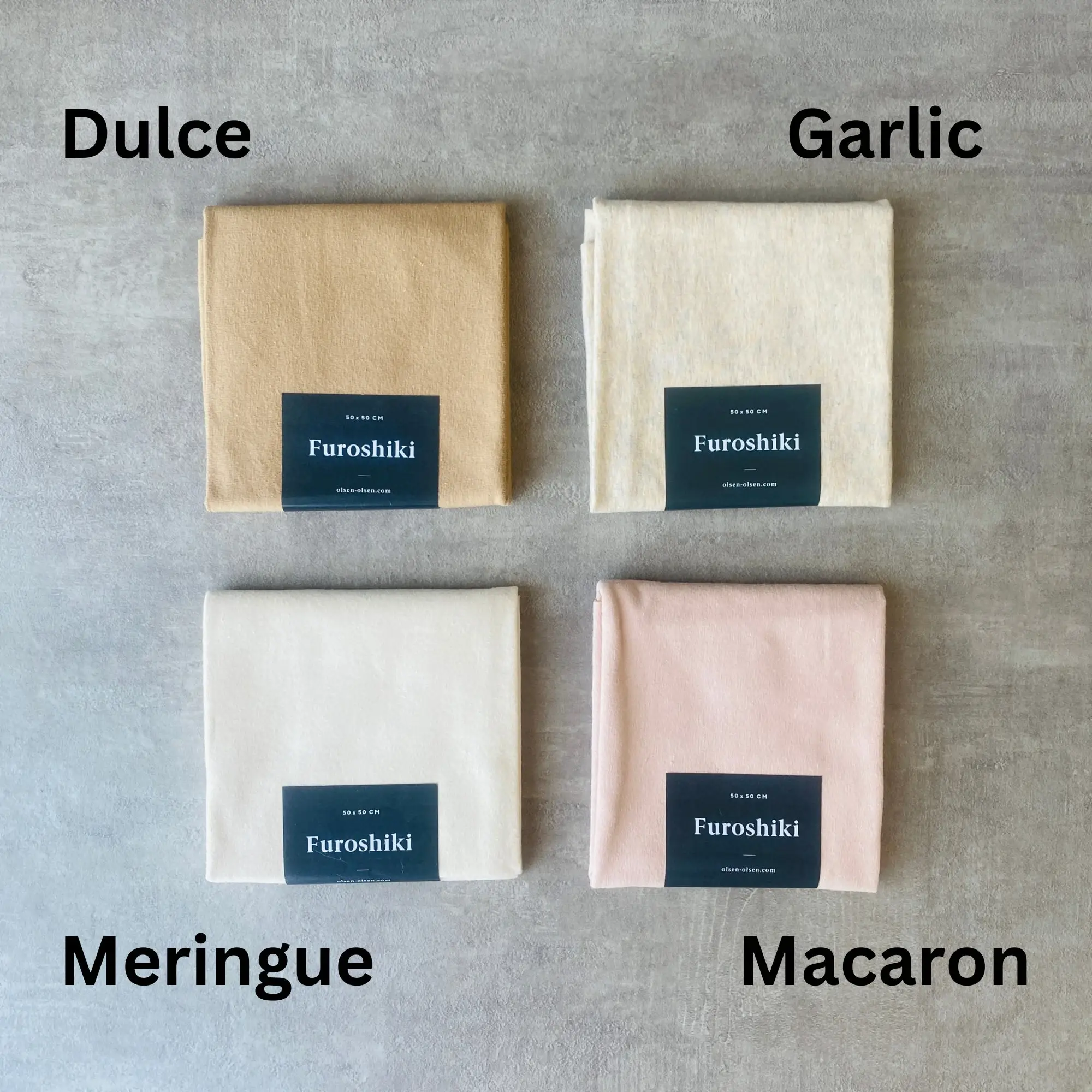 OLSEN+OLSEN - Venta al por mayor Sobre de papel de regalo - Furoshiki orgánico - Papel de regalo de tela16